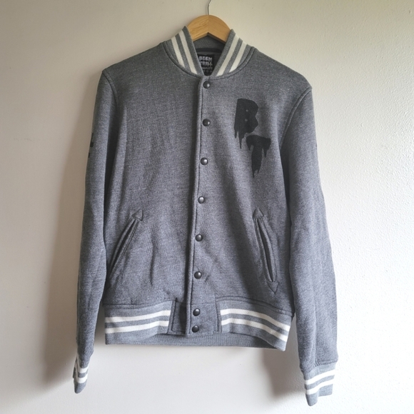 Been Trill Mallratz , Sweatshirt‎ Jacket, Grey, Size Small - Picture 1 of 12